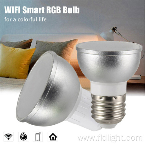 Wireless Light Bulb Alexa Voice Control RGBW Tuya Smart life Bulb Supplier